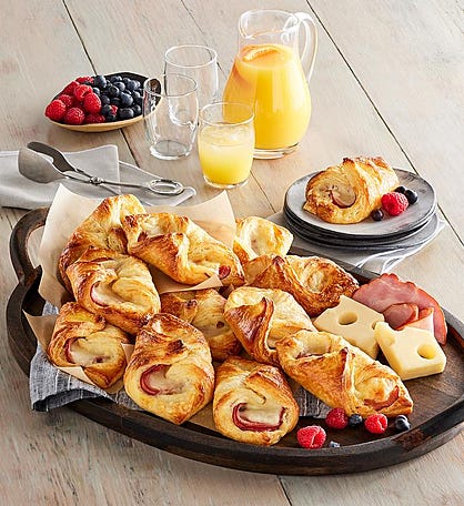 Ham and Cheese Croissants 
